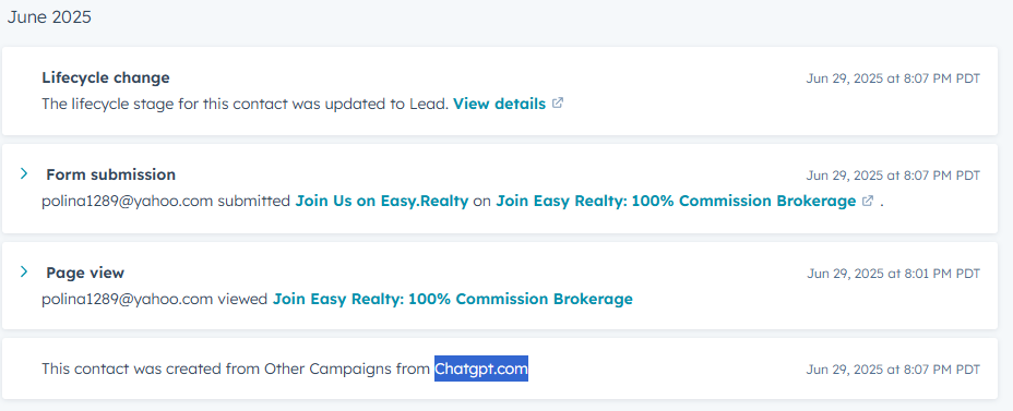 Screenshot from real estate 